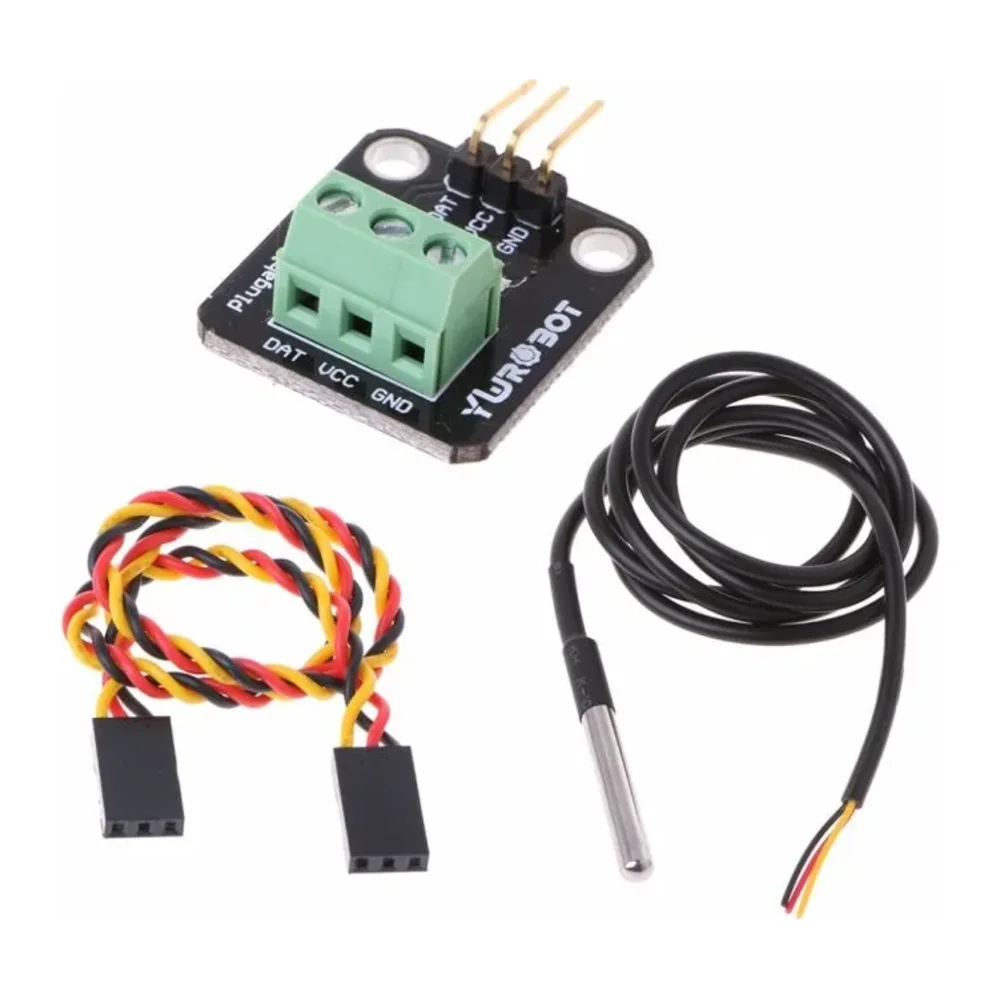 DS18B20 Waterproof Temperature Probe — 1 m Cable – view 3
